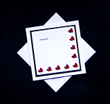 I Love You - Handcrafted Valentines or Anniversary Card - dr16-0076